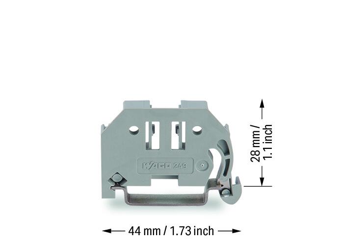 WAGO Endklammer/halter Kst TS35 Serie 249 249-116 schraublos