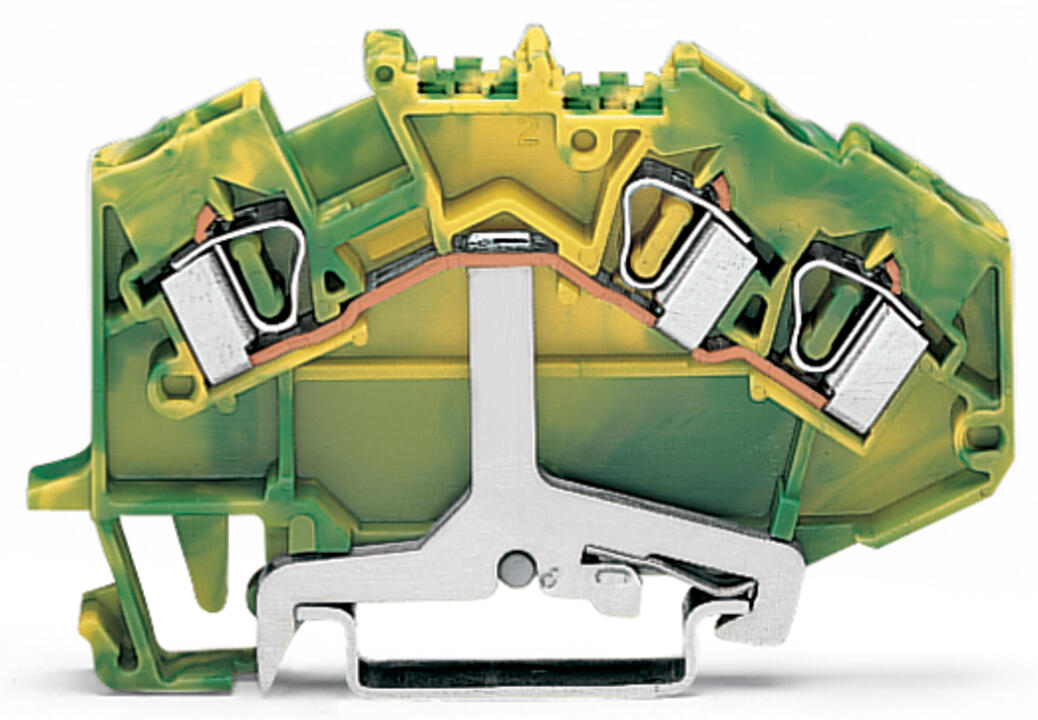 WAGO Schutzleiter-Reihenklemme 0,08-4qmm Serie 781 781-637/999-950 gn/ge 1Etage