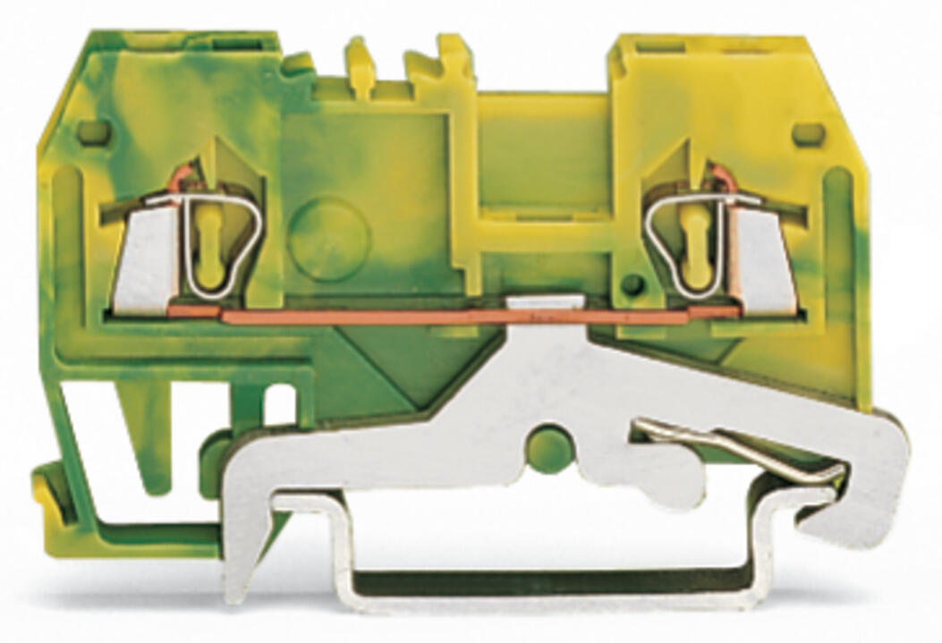 WAGO Schutzleiter-Reihenklemme gn/ge Serie 279 279-907 0,08-1,5qmm 1Etage