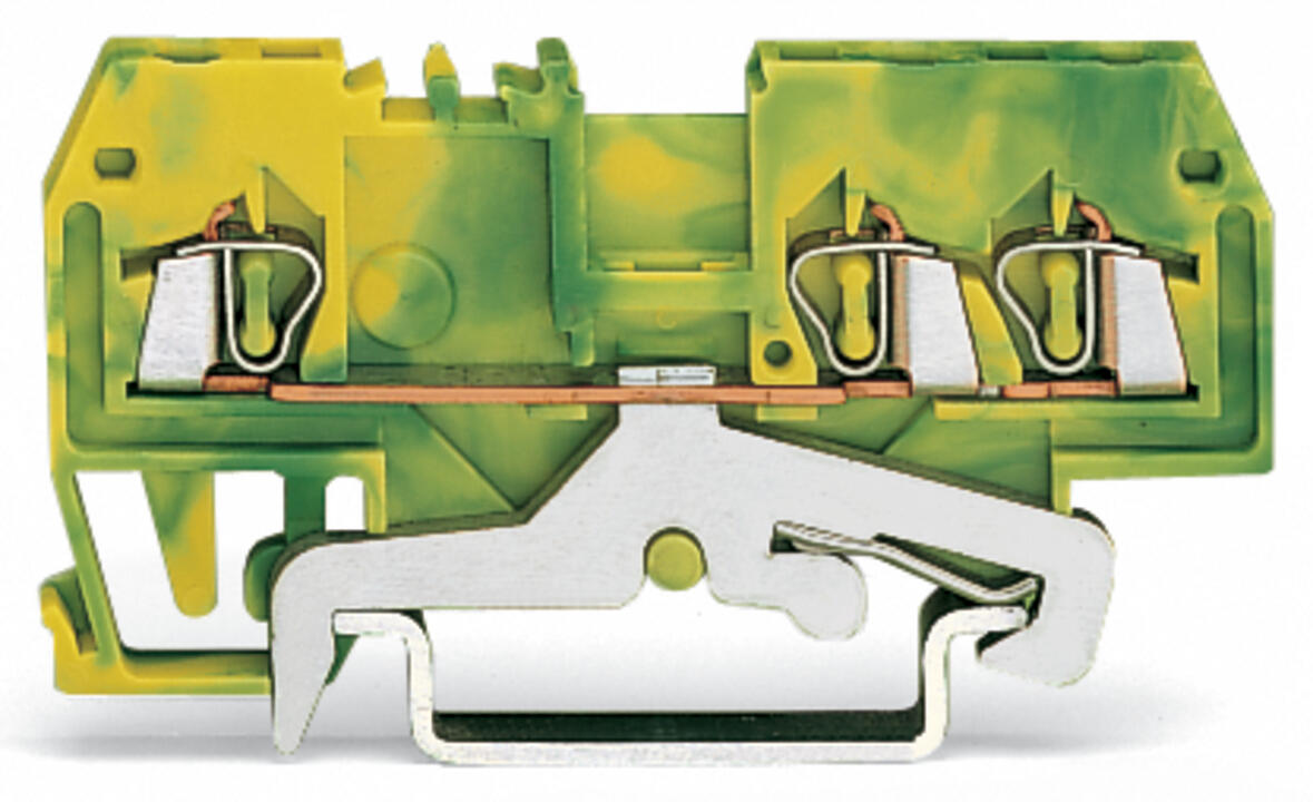 WAGO Schutzleiter-Reihenklemme gn/ge Serie 279 279-687 0,08-1,5qmm 1Etage