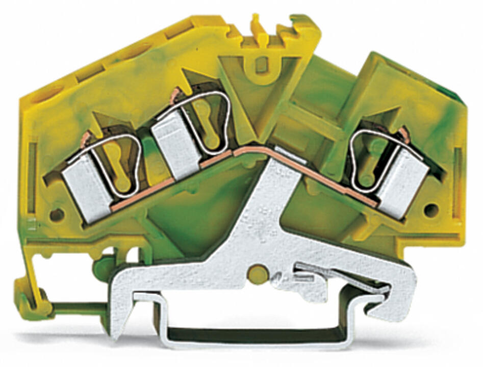WAGO Schutzleiter-Reihenklemme 0,08-4qmm Serie 281 281-637/999-950 gn/ge 1Etage