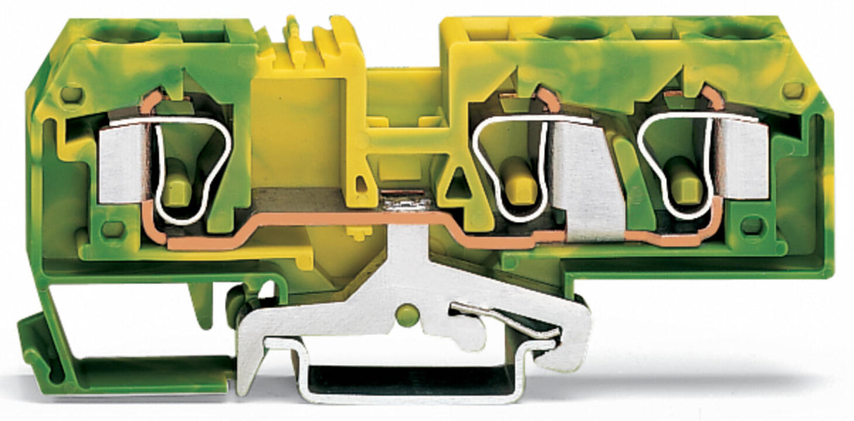 WAGO Schutzleiter-Reihenklemme 0,2-10qmm Serie 284 284-687 gn/ge 1Etage TS35