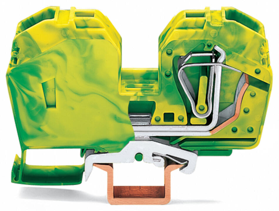 WAGO Schutzleiter-Reihenklemme 6-35qmm Serie 285 285-637/999-950 gn/ge 1Etage