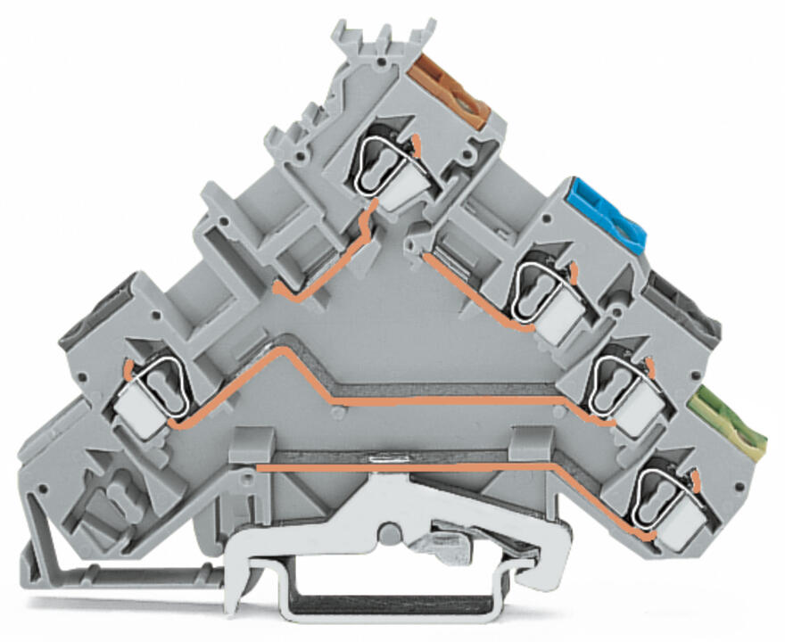 WAGO Initiator/Aktor-Klemme 3Etagen PNP Serie 280 280-570/281-434 0,08-2,5qmm