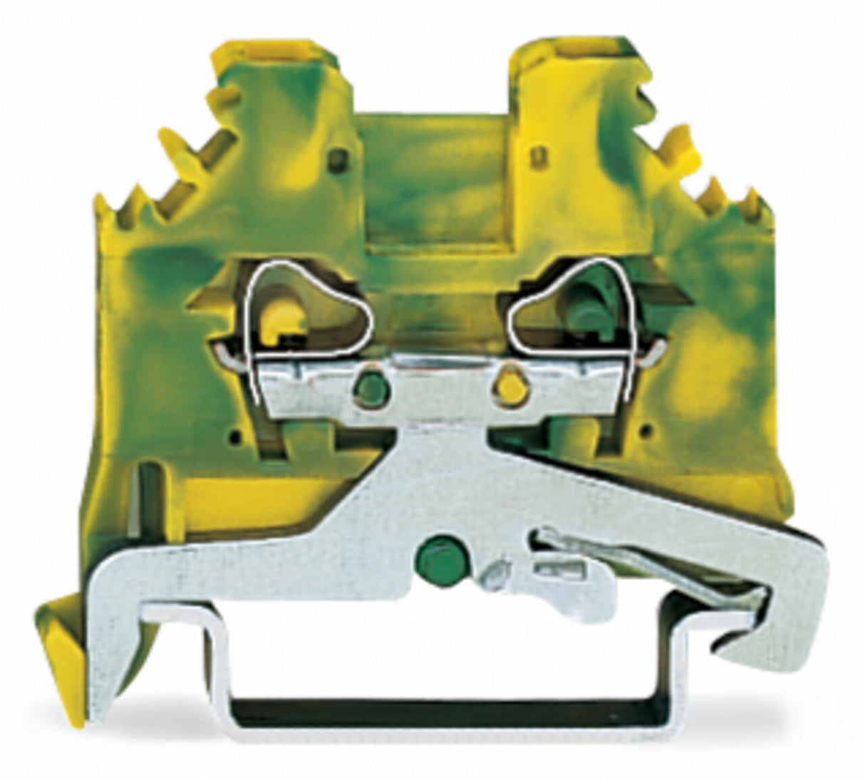 WAGO Schutzleiter-Reihenklemme gn/ge Serie 280 280-107 0,08-2,5qmm 1Etage