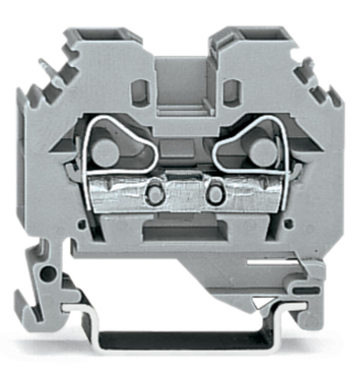 WAGO Reihenklemme 0,2-6qmm 1Etage 2kl gr Serie 282 282-101 41A TS35