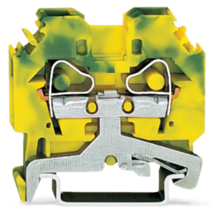 WAGO Schutzleiter-Reihenklemme 0,2-6qmm Serie 282 282-107 gn/ge 1Etage TS35