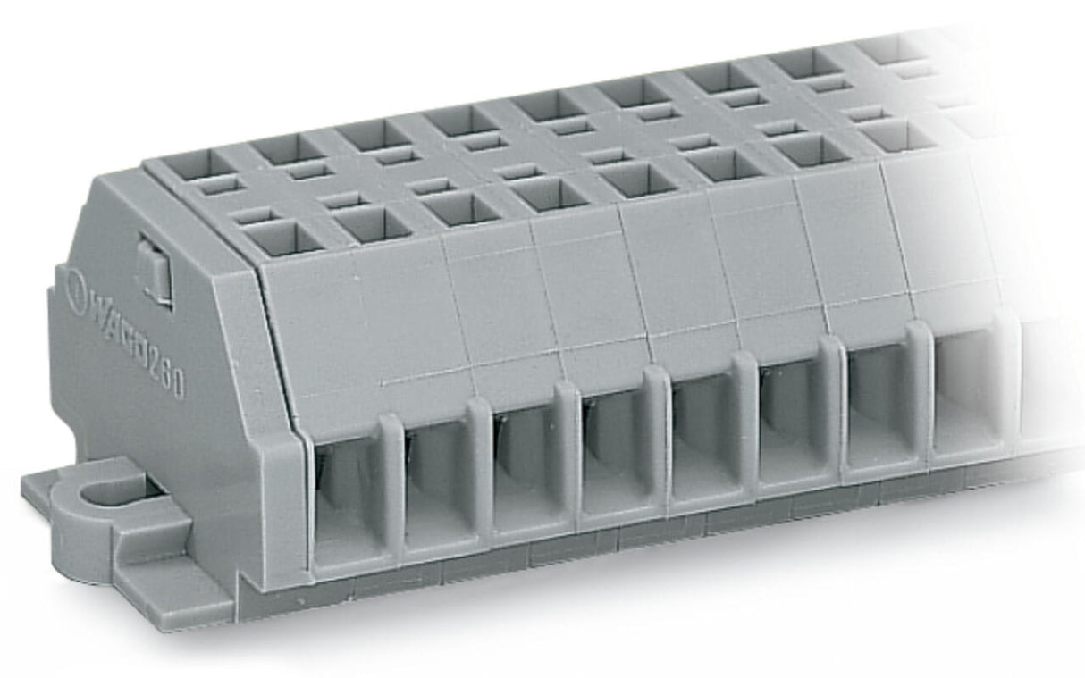 WAGO Klemmleiste 0,08-1,5qmm 18A 4p gr Serie 260 260-154 Thermopl 24,4mm