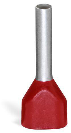 WAGO ZW-Aderendhülse 1qmm 12mm isol PA Serie 216 216-542 rt Cu ZW-Aderendhülse