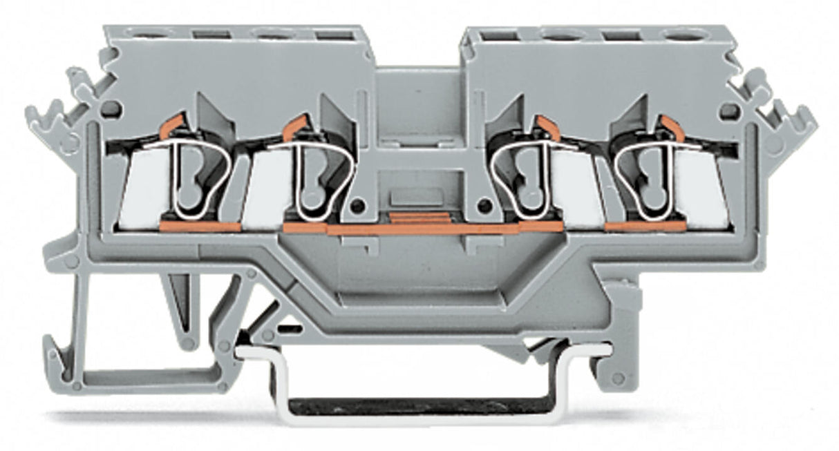 WAGO Reihenklemme 1Etage 4kl lgr 22A Serie 280 280-990 TS35