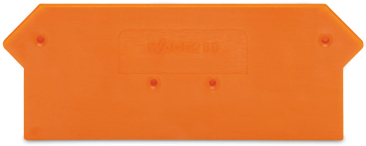 WAGO Abschl/Zwischenplatte rastb or Serie 280 280-317