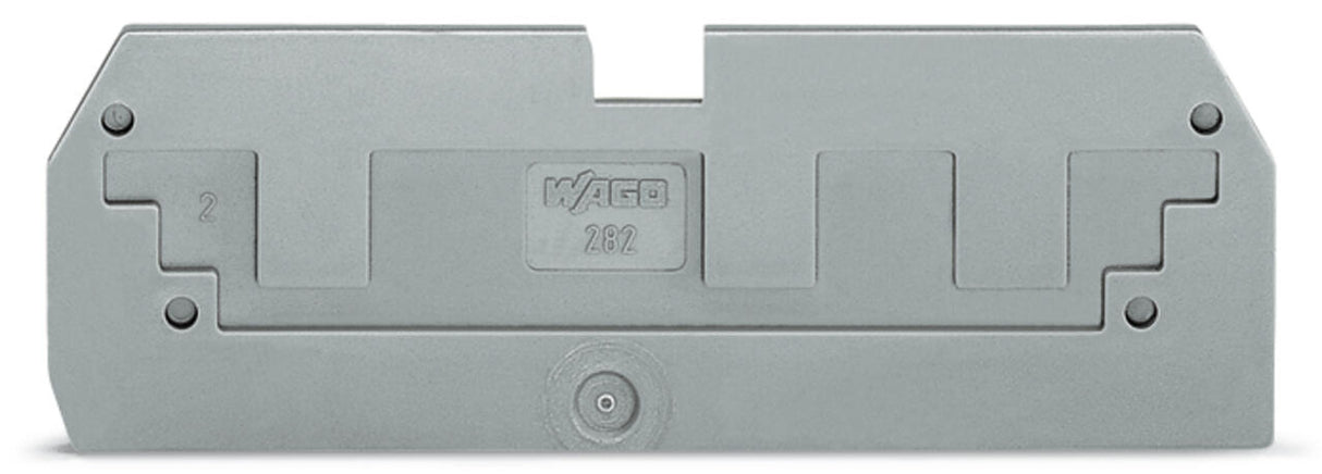 WAGO Abschlussplatte rastb or Serie 282 282-368