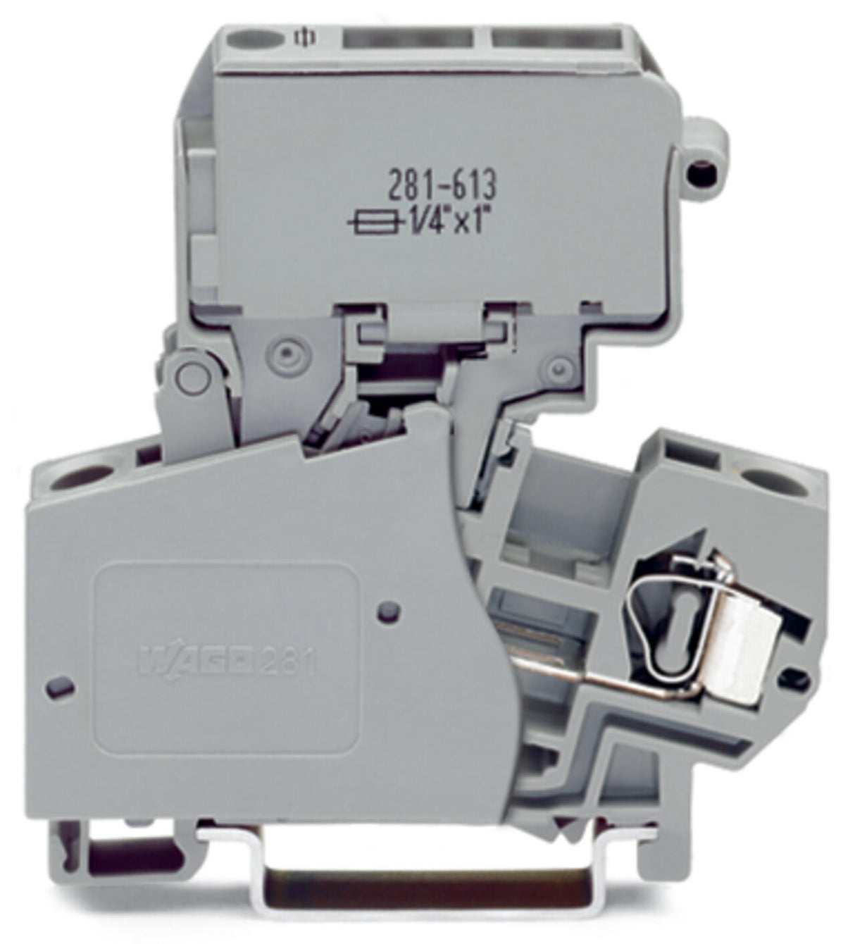 WAGO Sicherungs-Reihenklemme 0,08-4qmm Serie 281 281-623/281-417 G-Sich_6,3x32m