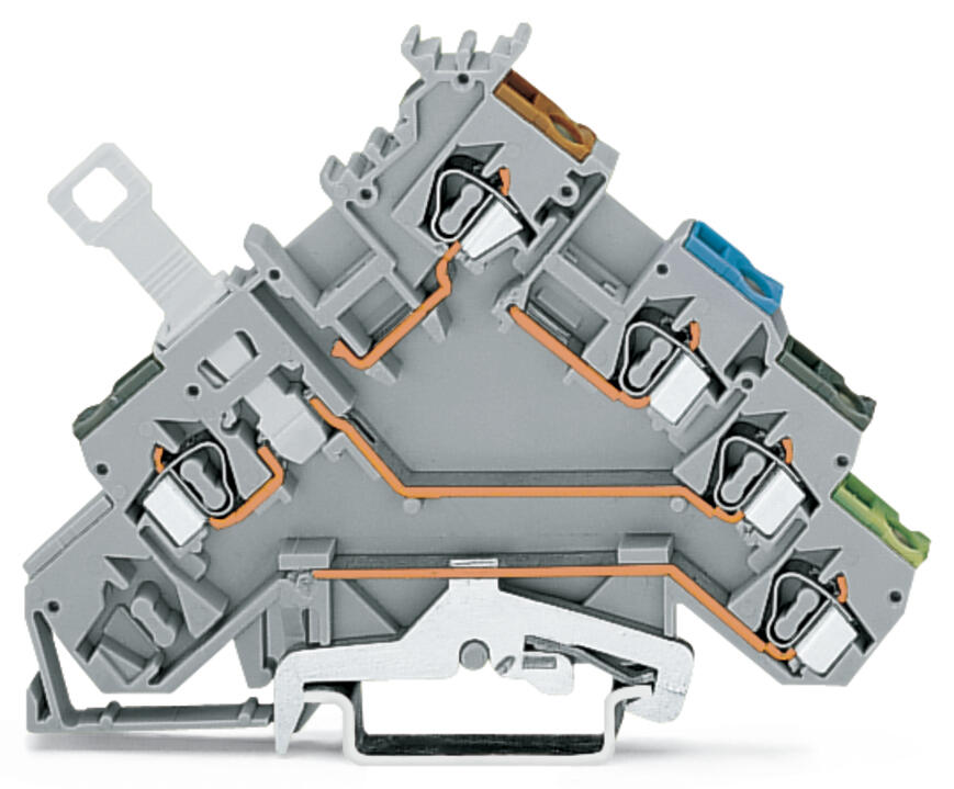 WAGO Initiator/Aktor-Klemme 4Etagen 10A Serie 280 280-573 0,08-2,5qmm Trennf