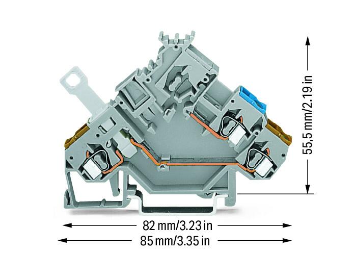 WAGO Initiator/Aktor-Klemme 1Etage NPN Serie 280 280-566/281-496 0,08-2,5qmm