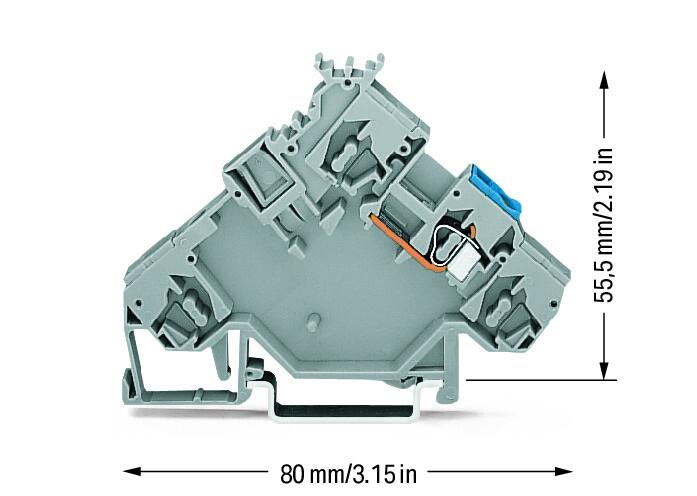 WAGO Initiator/Aktor-Klemme 1Etage 20A Serie 280 280-592 0,08-2,5qmm
