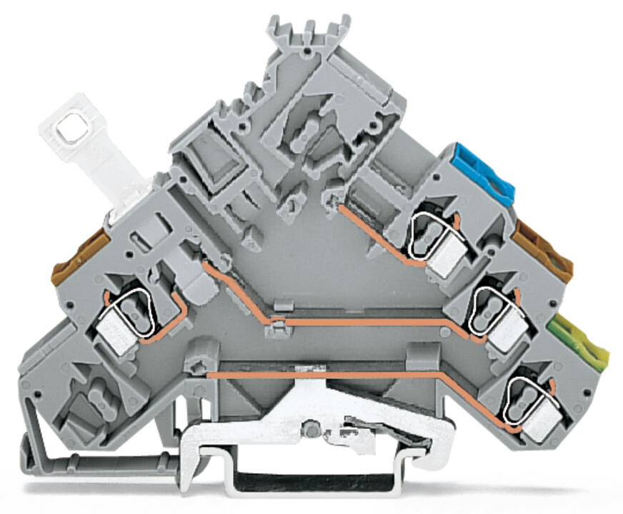 WAGO Initiator/Aktor-Klemme 3Etagen 10A Serie 280 280-576 0,08-2,5qmm Trennf