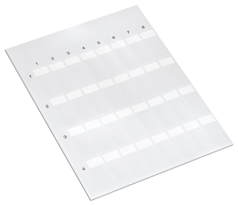 WAGO Klemmenmarkierung ws RM=21mm unbedr Serie 211 211-151 horiz/vert