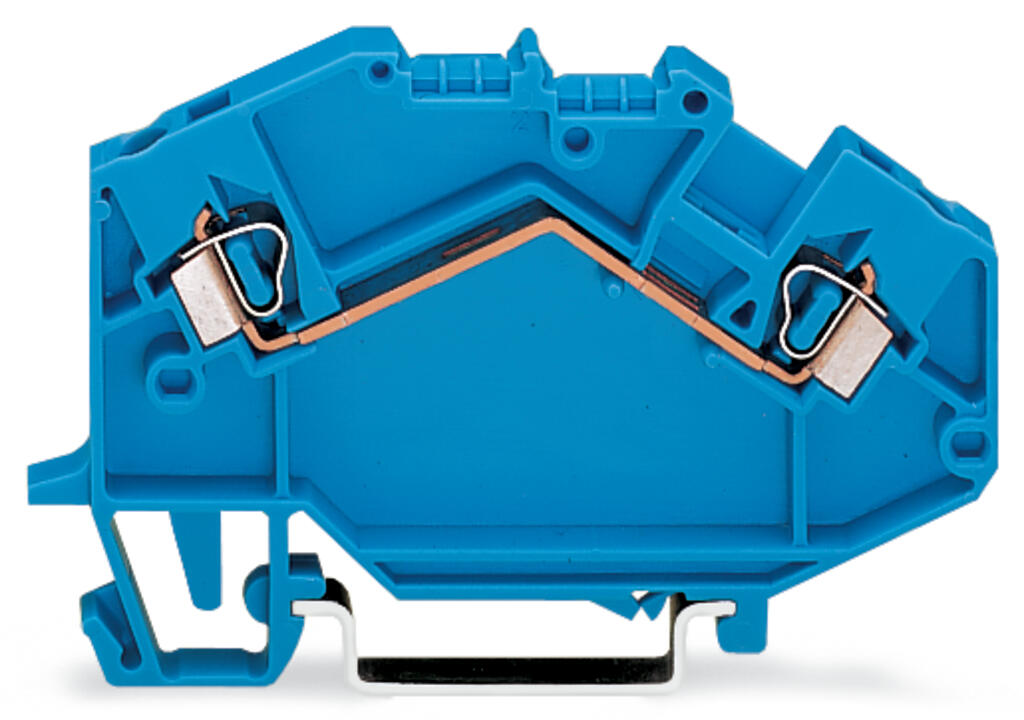 WAGO Reihenklemme 0,08-2,5qmm 1Etage 2kl Serie 780 780-604 bl 24A TS35