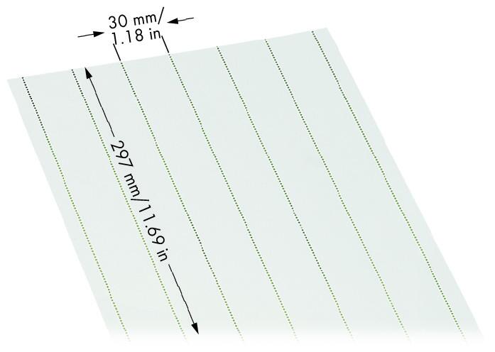 WAGO Klemmenmarkierung ws unbedr Serie 709 709-183 horiz/vert
