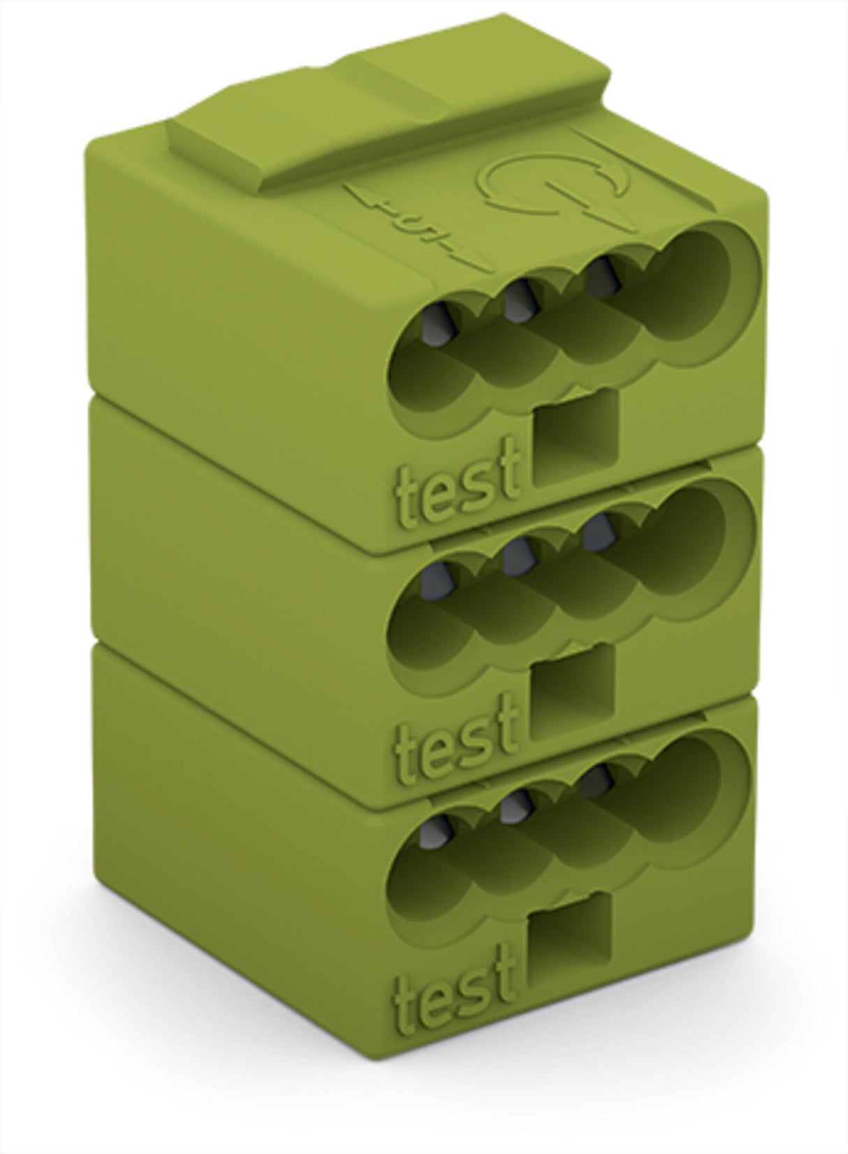WAGO Printklemme 28f 7re hgn RM=5,75 Serie 243 243-747 Steckklemm/Löt