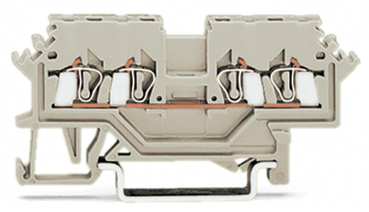 WAGO Reihenklemme 1Etage 4kl lgr 15A Serie 279 279-990 TS35