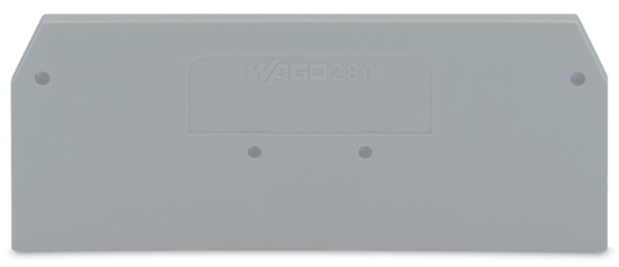 WAGO Abschl/Zwischenplatte rastb gr Serie 280 280-324