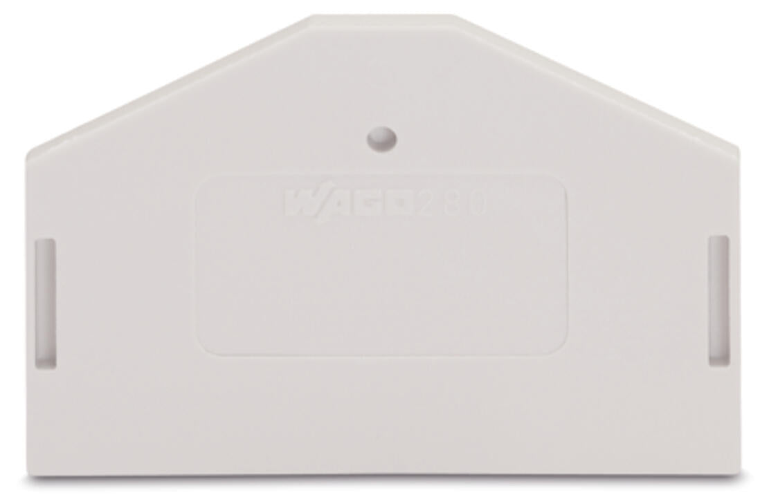 WAGO Abschl/Zwischenplatte rastb lgr Serie 280 280-354