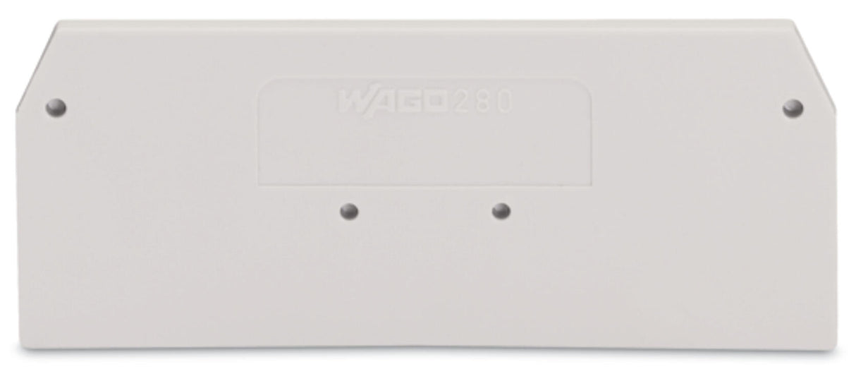 WAGO Abschl/Zwischenplatte rastb lgr Serie 280 280-358