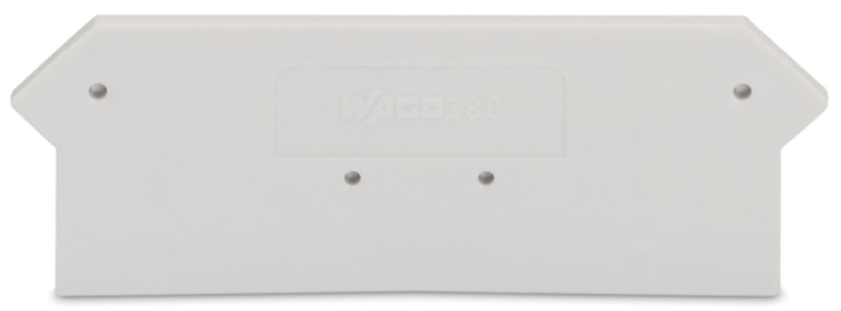 WAGO Abschl/Zwischenplatte rastb lgr Serie 280 280-364