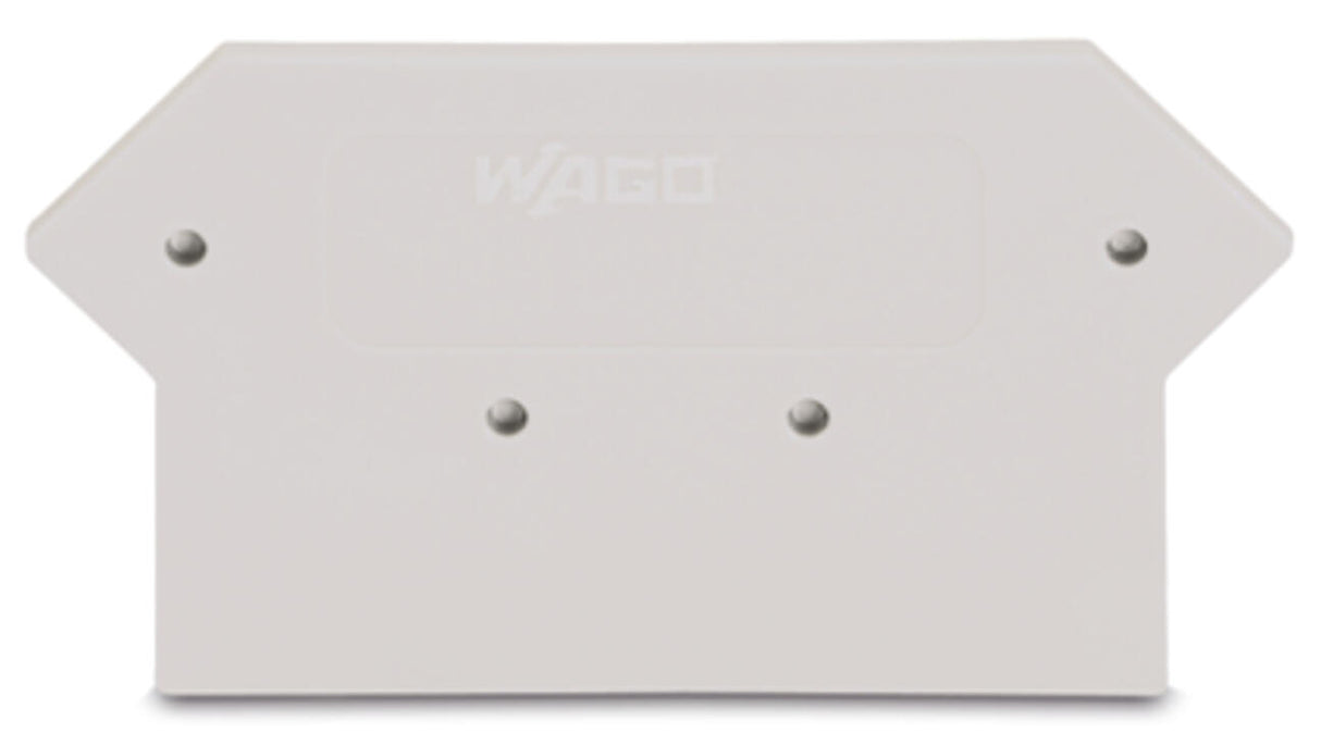 WAGO Abschl/Zwischenplatte rastb lgr Serie 281 281-353