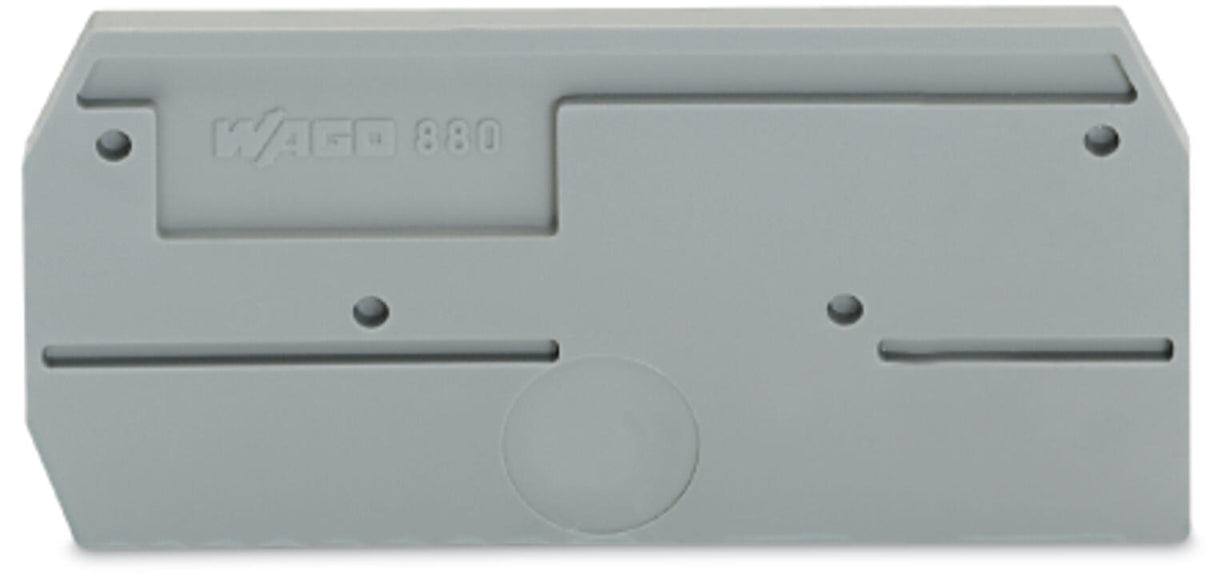 WAGO Abschl/Zwischenplatte rastb gr Serie 880 880-325