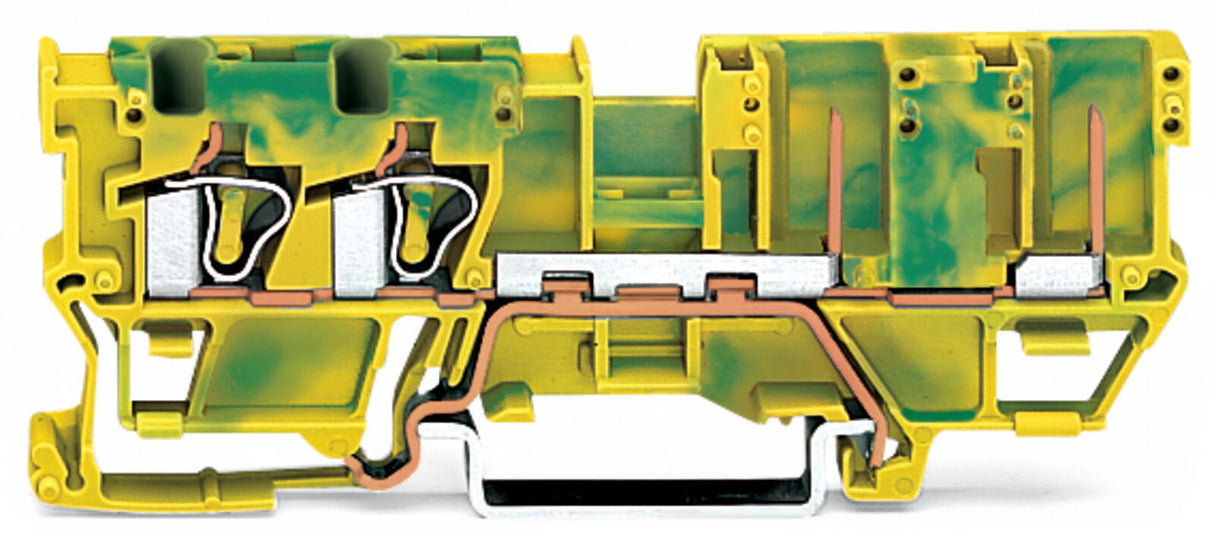 WAGO Schutzleiter-Reihenklemme 0,08-4qmm Serie 769 769-217 gn/ge 1Etage TS35
