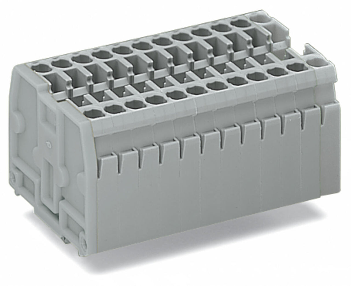 WAGO Klemmleiste 0,08-2,5qmm 24A 10p lgr Serie 869 869-190 Thermopl 52,5mm