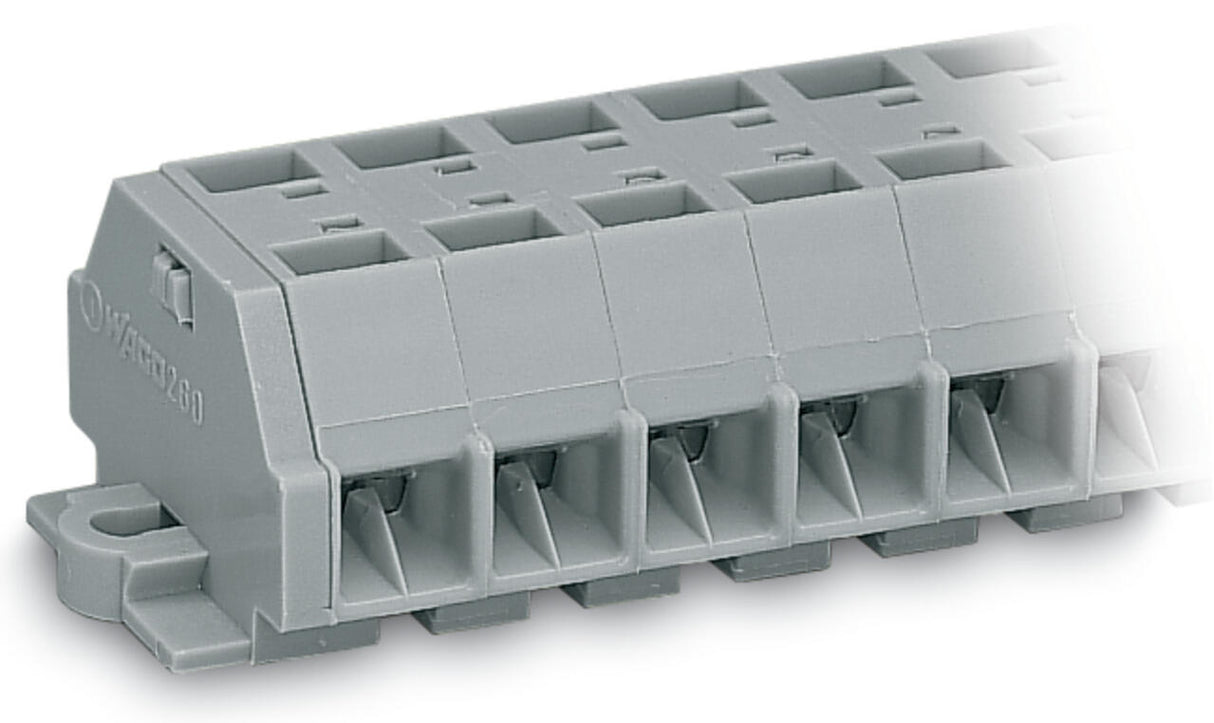 WAGO Klemmleiste 0,08-1,5qmm 18A 12p gr Serie 260 260-212 Thermopl 110,5mm