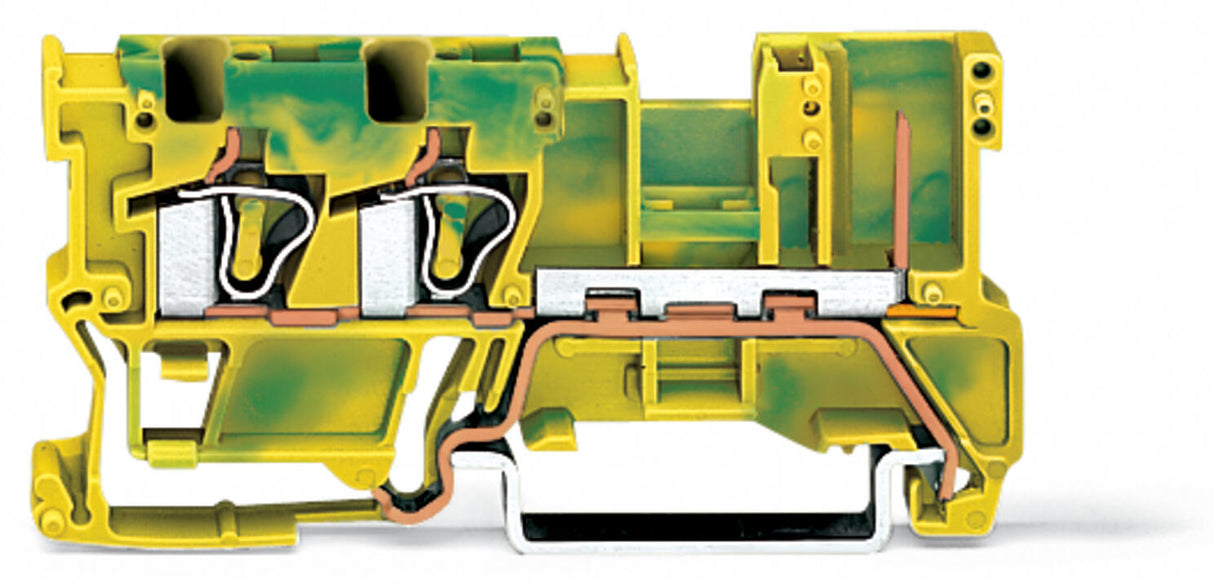 WAGO Schutzleiter-Reihenklemme 0,08-4qmm Serie 769 769-257 gn/ge 1Etage TS35
