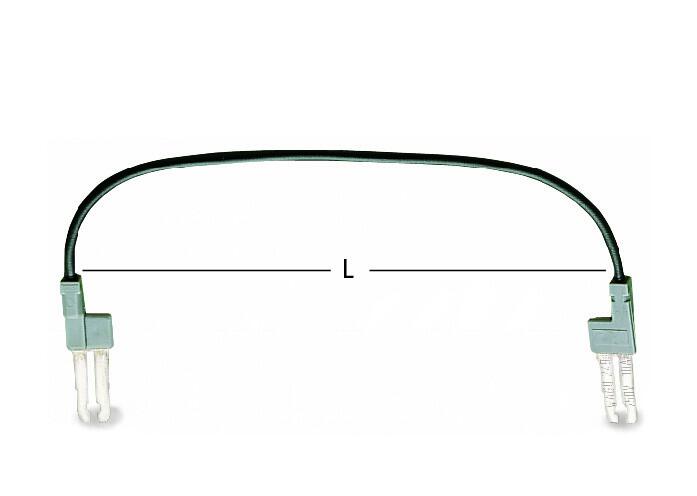 WAGO Leitungsbrücker 2p steckb isol 9A Serie 249 249-125 m.Berühr.schutz