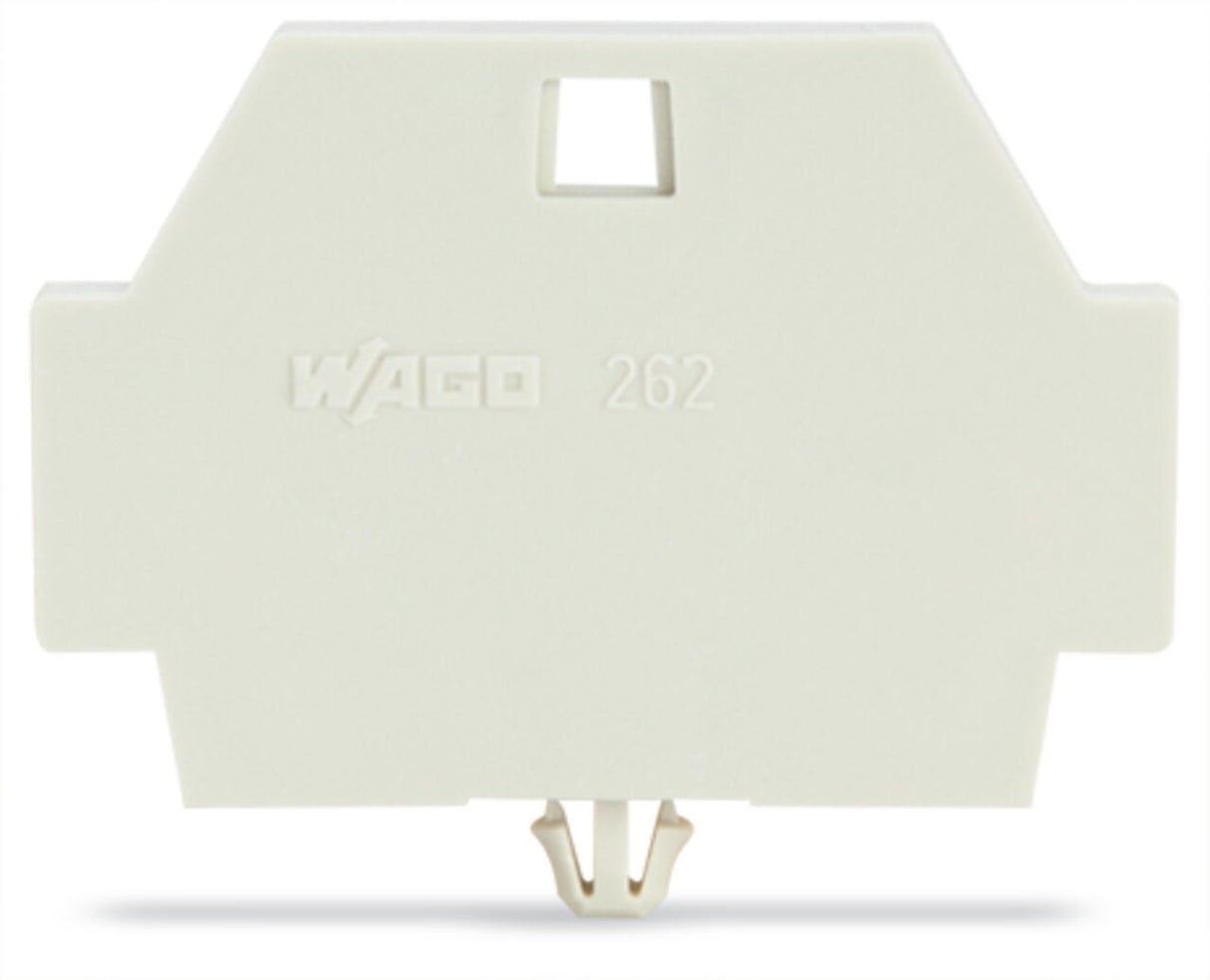 WAGO Abschlussplatte rastb lgr Serie 262 262-373