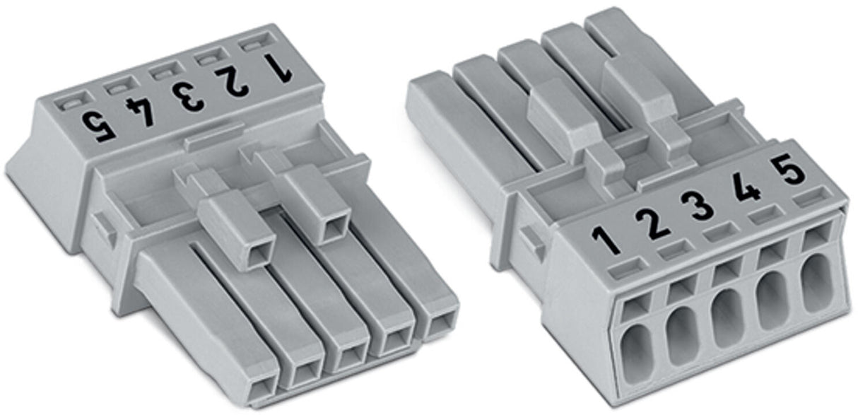 WAGO Steckverbinder Gebäude Buchse 5p Serie 890 890-245 Federzug 400V 16A