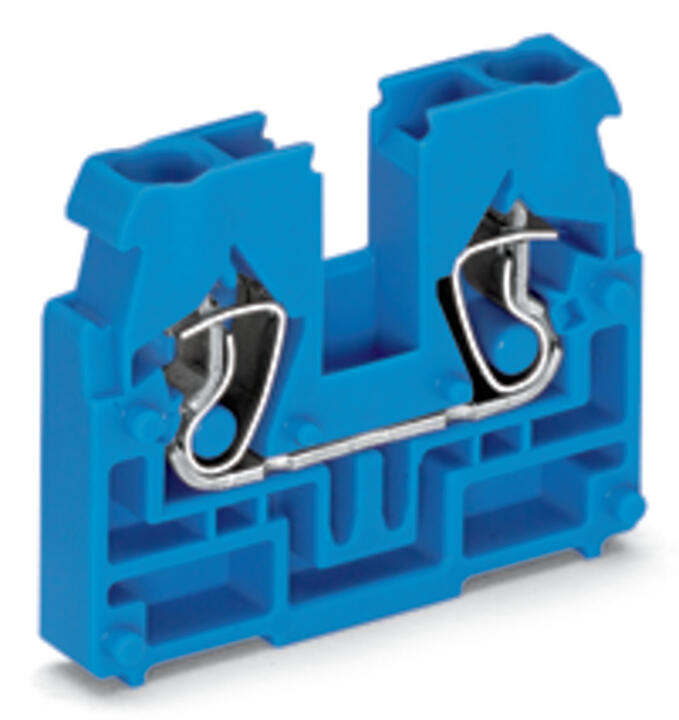 WAGO Klemmleiste 0,08-4qmm 24A 1p 5mm bl Serie 869 869-324 Thermopl Federzug