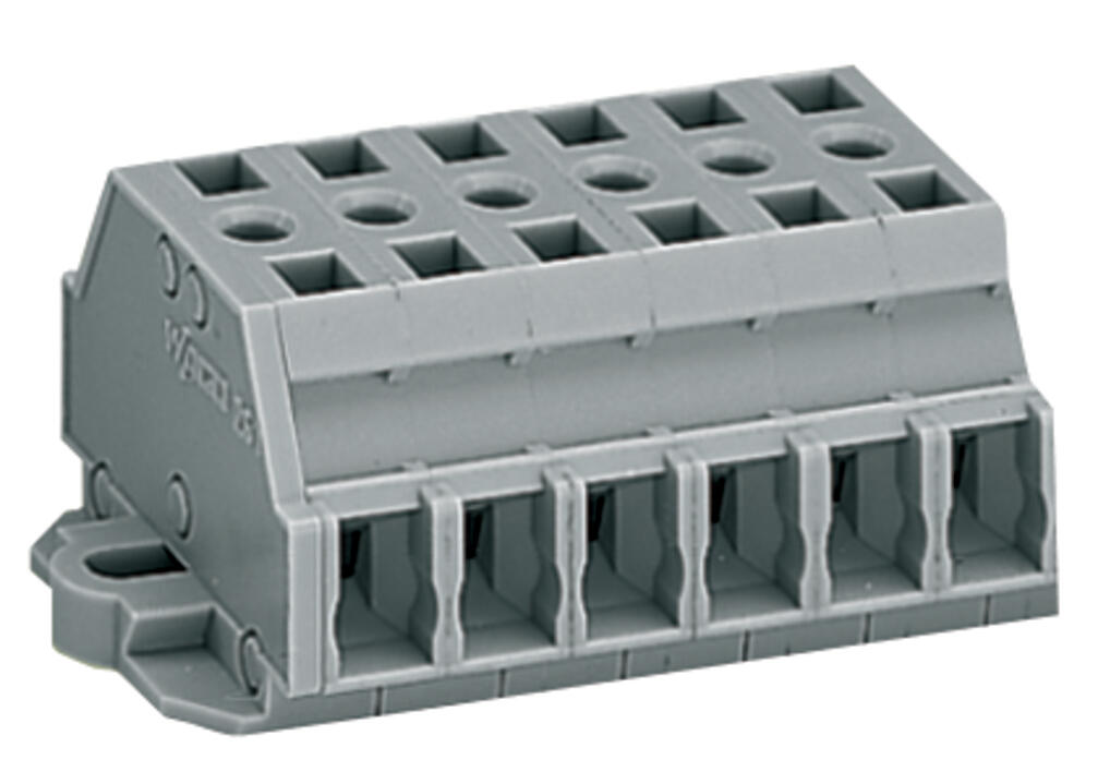 WAGO Klemmleiste 0,08-2,5qmm 24A 6p gr Serie 261 261-426 Thermopl 49,6mm