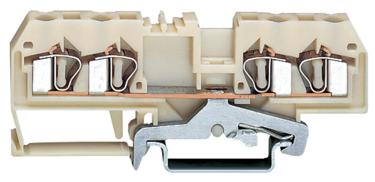 WAGO Schutzleiter-Reihenklemme 0,08-4qmm Serie 281 281-658 ws 1Etage TS35