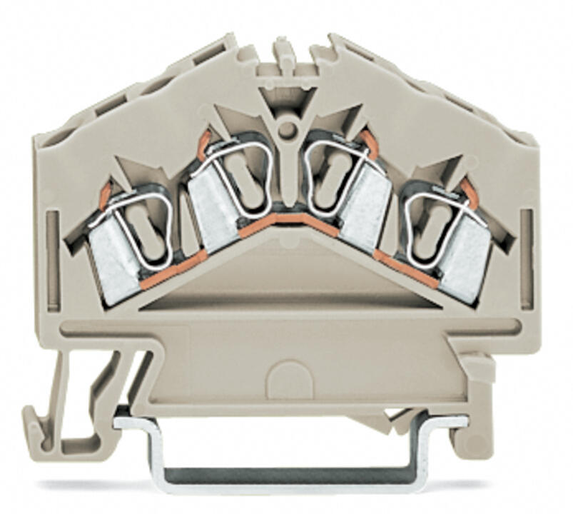 WAGO Reihenklemme 1Etage 4kl lgr 23A Serie 280 280-996 TS35