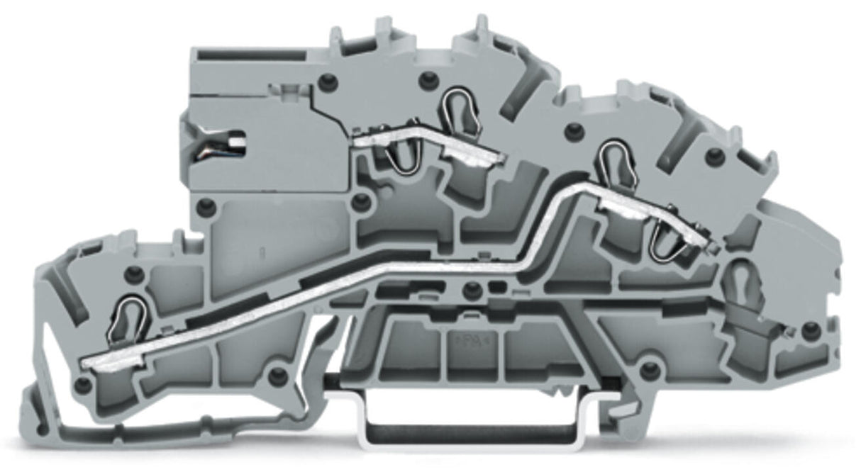 WAGO Installationsklemme 32A 0,25-4qmm Serie 2003 2003-7659 2pot gr Federzug