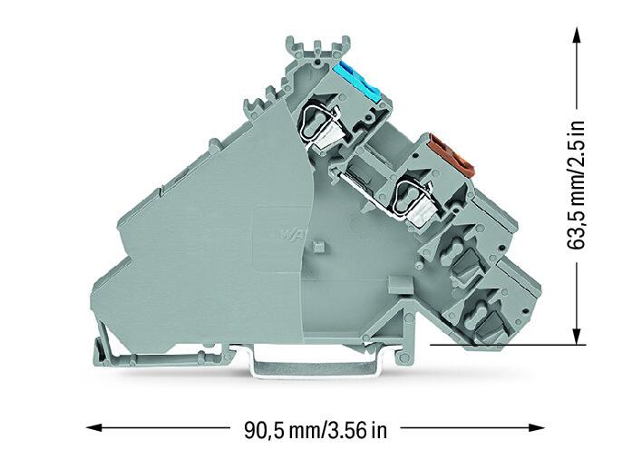 WAGO Initiator/Aktor-Klemme 2Etagen 20A Serie 280 280-587 0,08-2,5qmm
