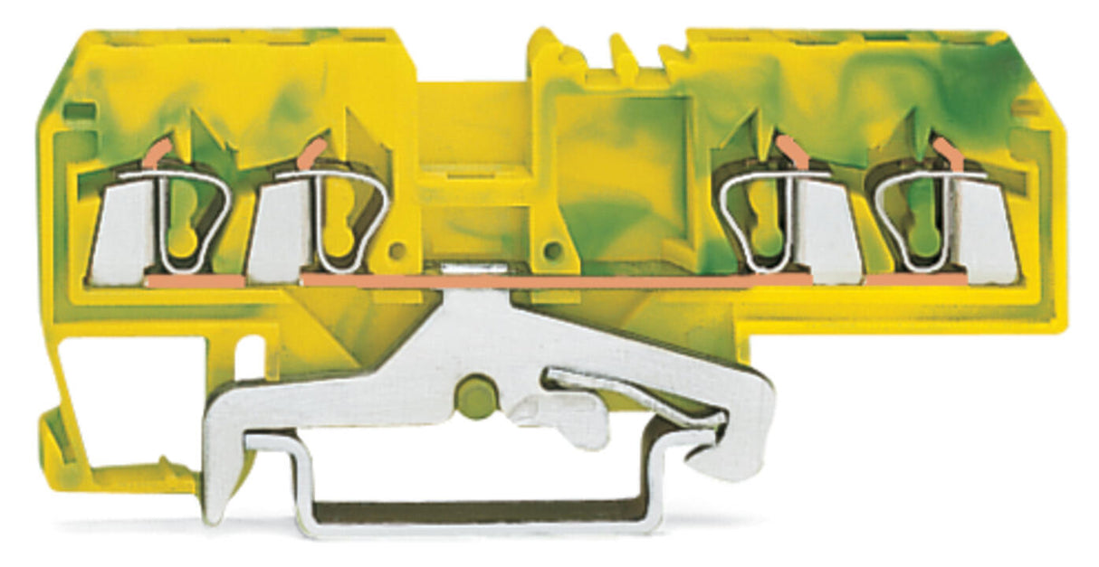 WAGO Schutzleiter-Reihenklemme gn/ge Serie 280 280-677/999-950 0,08-2,5qmm