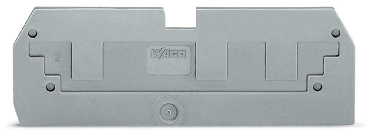 WAGO Abschlussplatte rastb or Serie 284 284-368