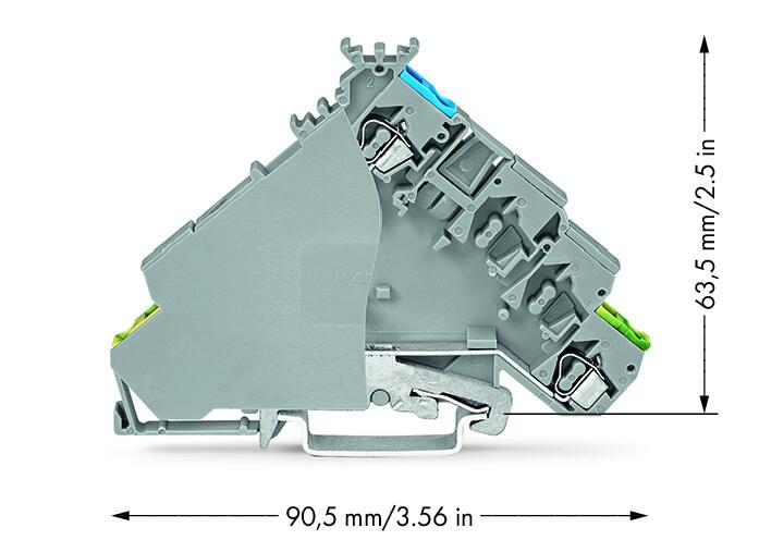 WAGO Initiator/Aktor-Klemme 2Etagen 20A Serie 280 280-578 0,08-2,5qmm