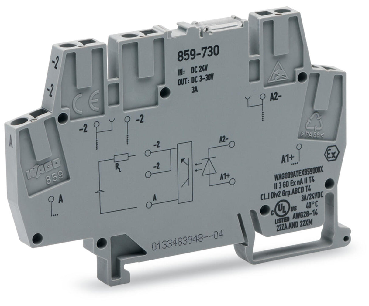 WAGO Optokoppler 24V 0,014A 24V LED Serie 859 859-730 Transistor
