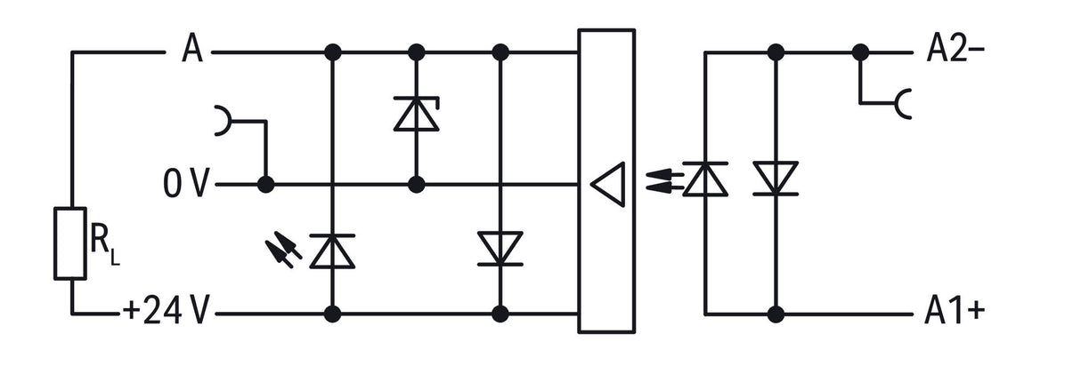 WAGO Optokoppler 24V 0,0077A 20-30V Serie 859 859-708 Transistor